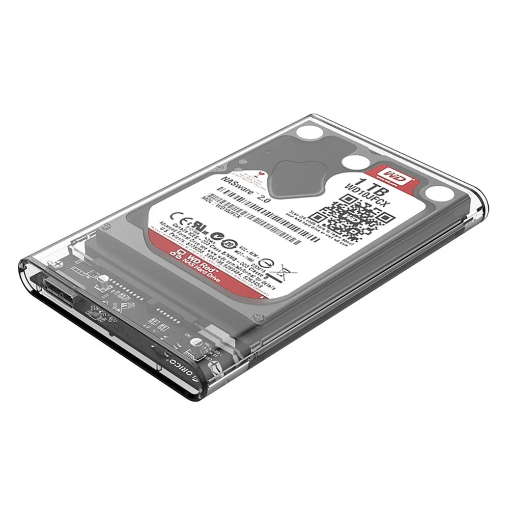 ORICO 2139C3 Тип C жесткий диск UASP 2 5 дюймов прозрачный USB3.1 Поддержка протокола