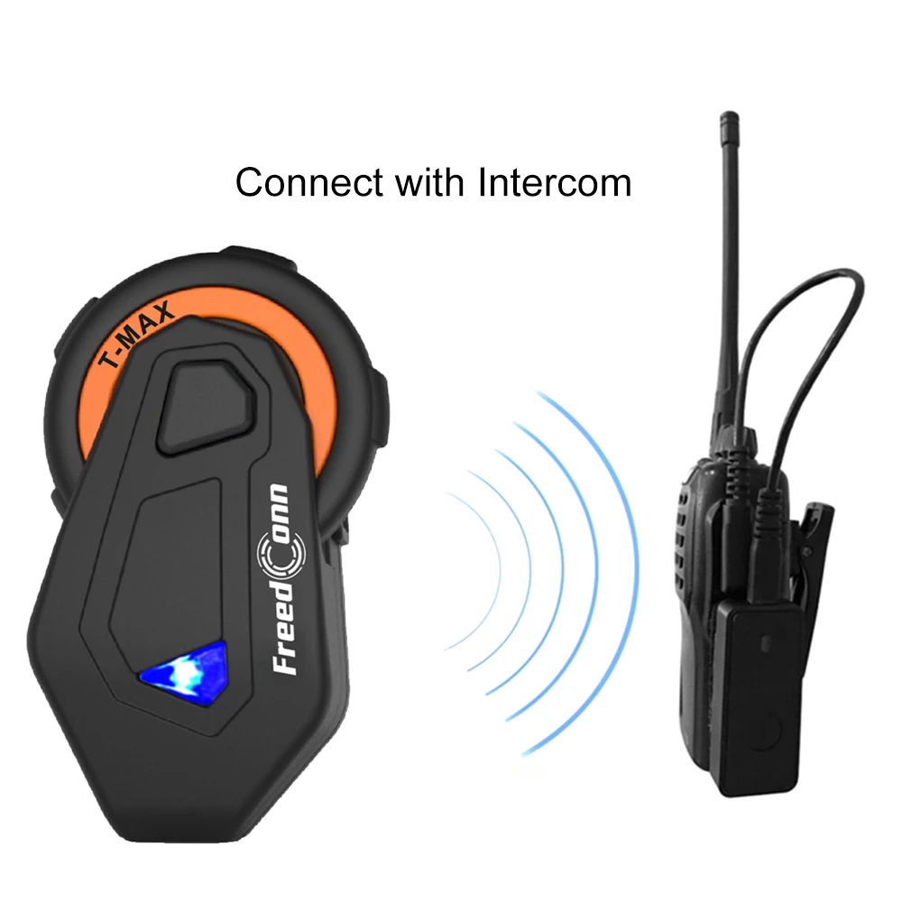 FreedConn T-MAX Bluetooth 4 1 Шлем Интерком 1000 м беспроводная гарнитура IPX65 водонепроницаемый