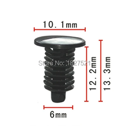 

100pcs Best Quality Fastener Rivet Retainer Clip Fit G M & Chrysler Weatherstrip For Dodge Ram 1994-On