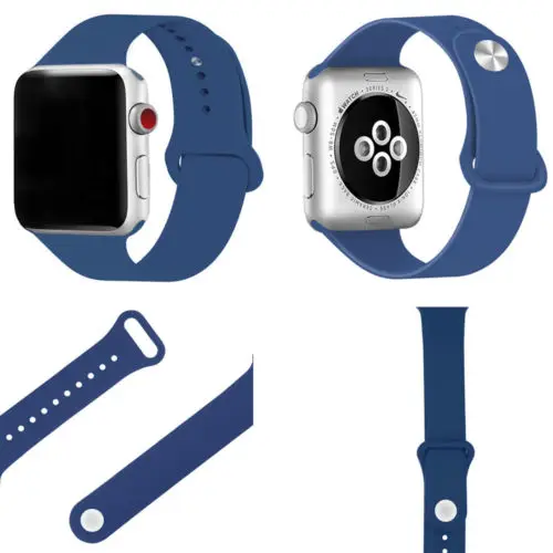 Силиконовый сменный ремешок для часов Apple Watch iWatch Series 3 2 1 42 мм/38 мм Горячие