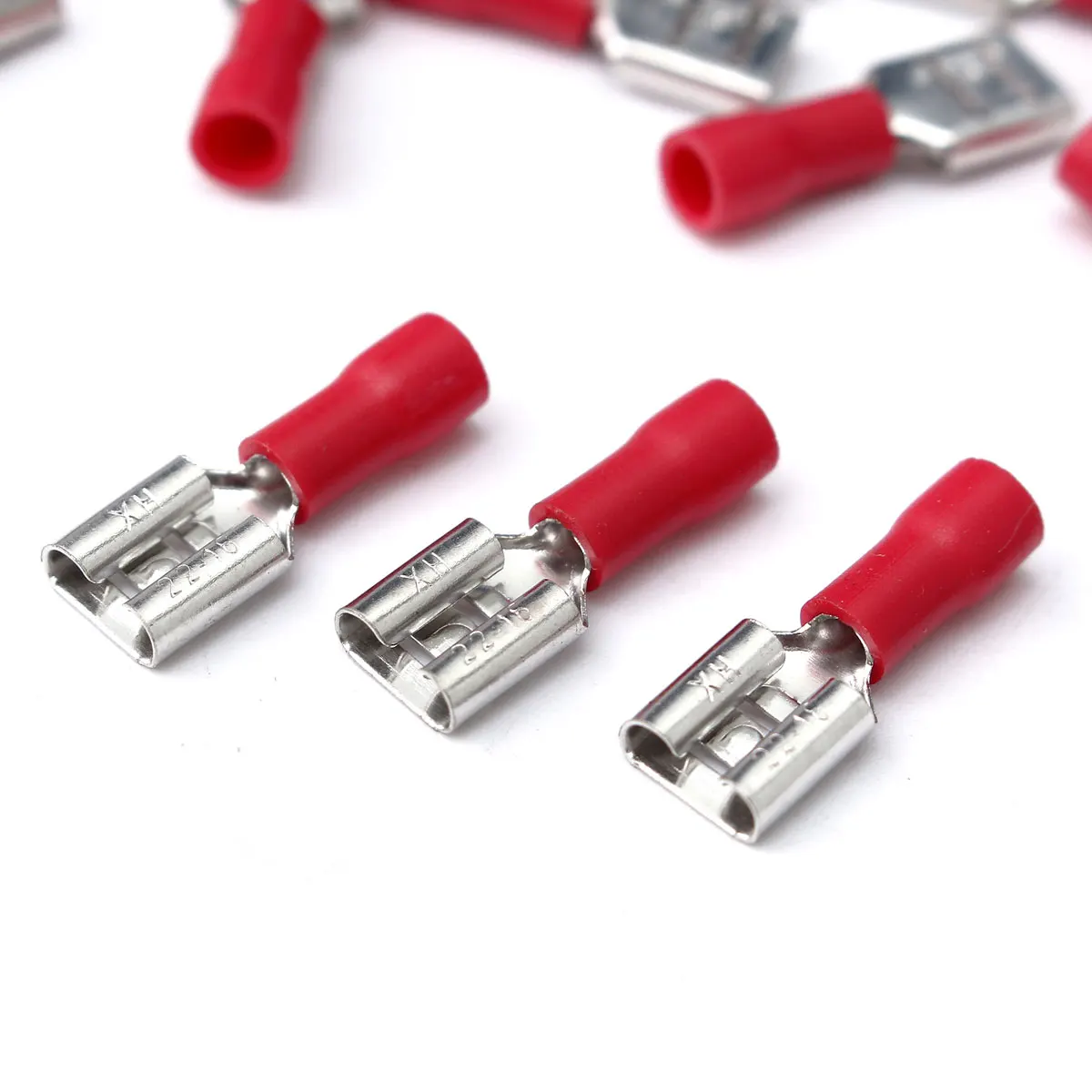 20/100 шт. изолированные электрические обжимные клеммы для 22 18AWG разъемов кабель