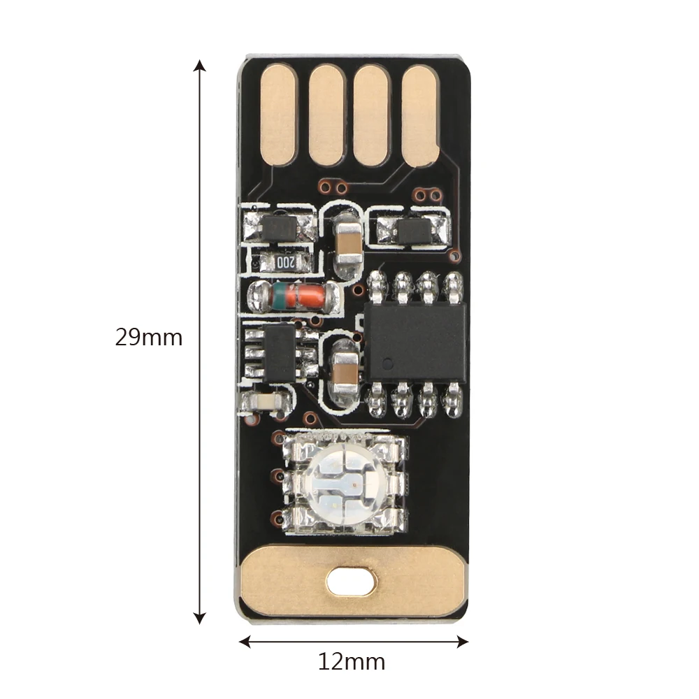 FORAUTO Автомобильный светодиодный USB RGB атмосферный светильник портативный мини