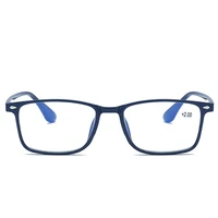 blue film reading glasses men women tr90 glasses 1 5 presbyopia rectangular eyeglasses light presbyopic retro glasses 2 0 2 5