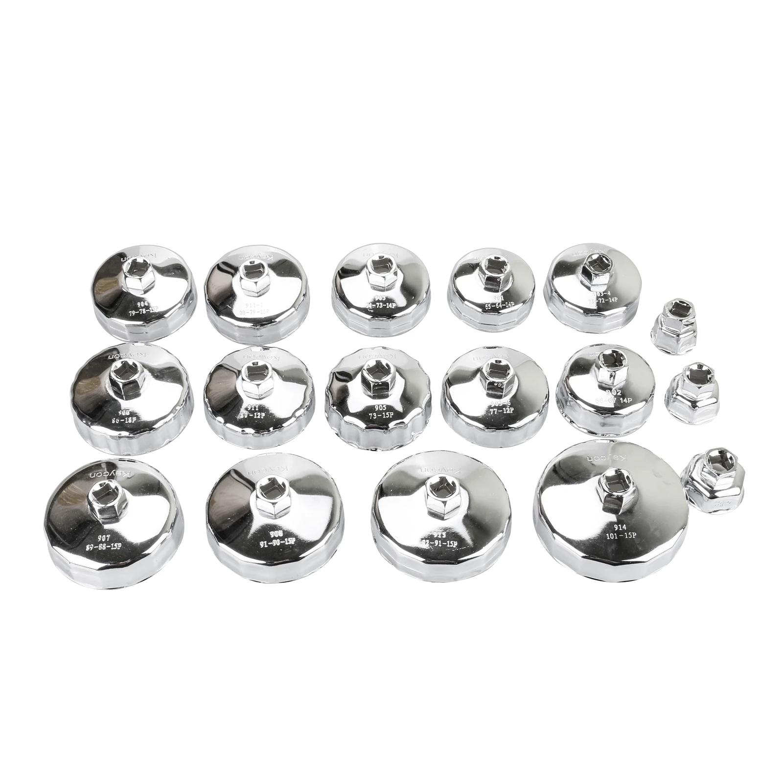Oil Filter Wrench Universal Auto 17 PCS Storage Case Cap Housing Cover Engine System Tool Kit Fits Engines Aluminum Alloy | Инструменты