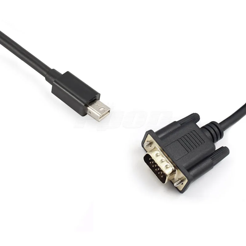 Mini DP to VGA DisplayPort конвертер 1080P 1 8 м кабели Male Thunderbolt 2 Для iMac MacBook Pro Air Mac mini Surface| |