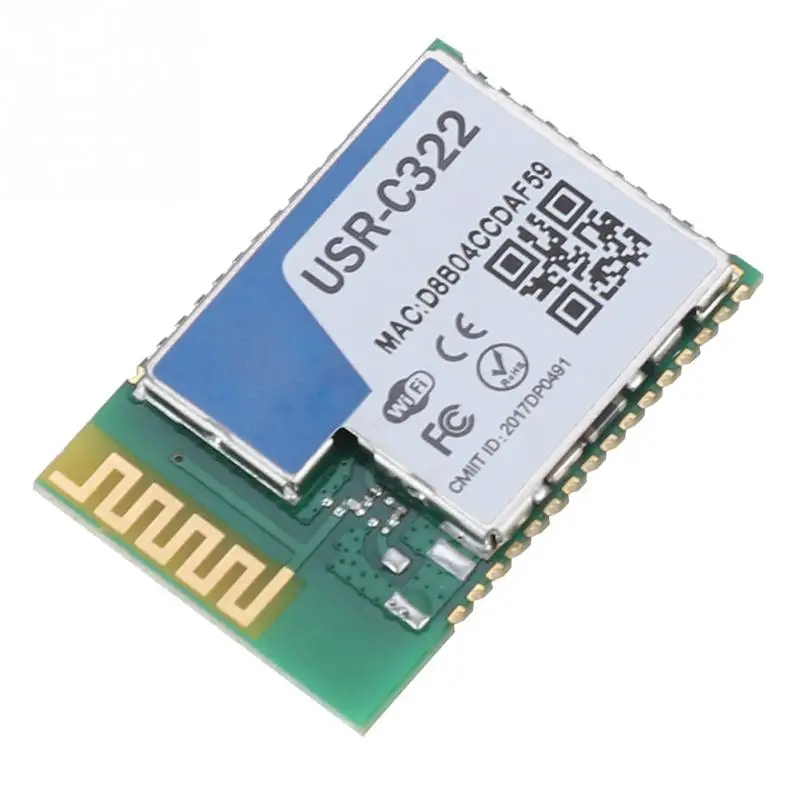 Новый мини UART серийный WIFI модуль беспроводной USR-C322 внешний внутренний антенный |