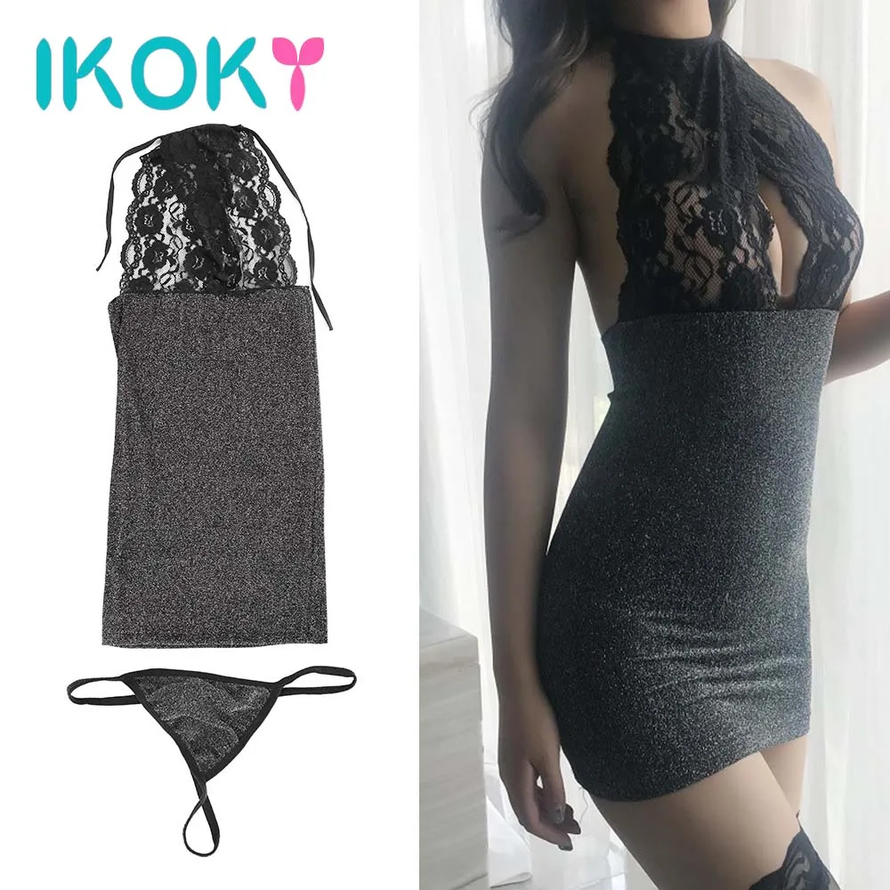 IKOKY перспективный ночной клуб соблазнительное платье экзотические костюмы