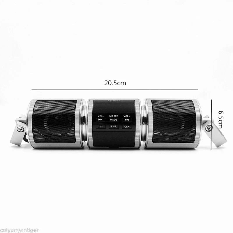 DOITOP водонепроницаемый мотоцикл BlueTooth колонки аудио радио звуковая система