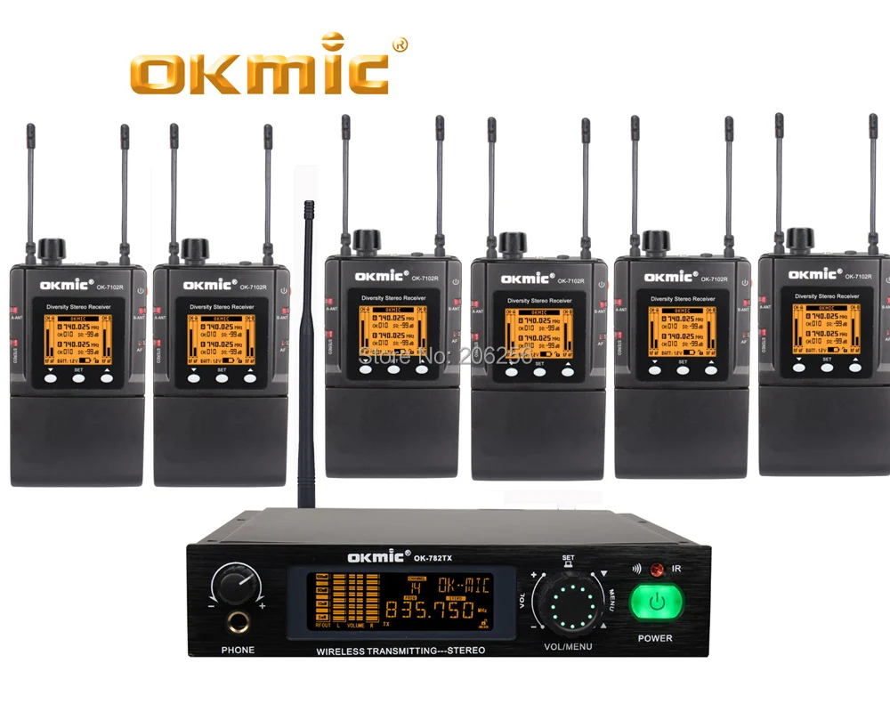 Профессиональный ПК OKMIC 782TX 7102R для 6 человек используется на сцене