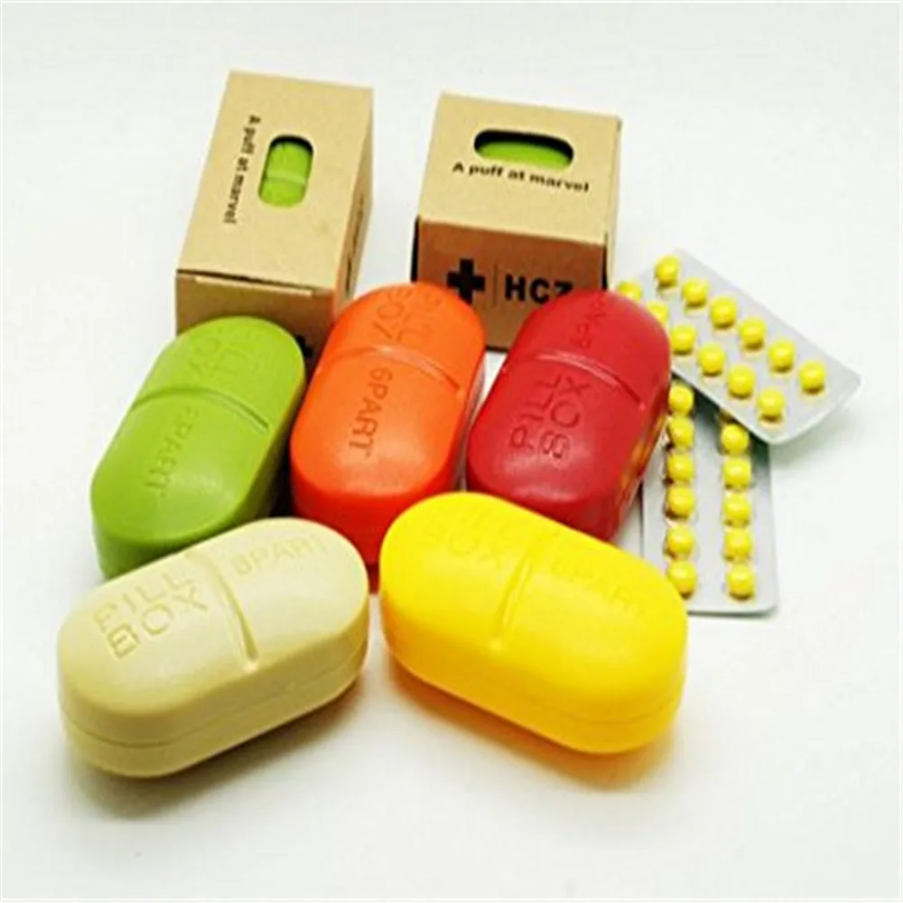 2018 Новый Портативный нести на резинки Pill Box #8 | Дом и сад