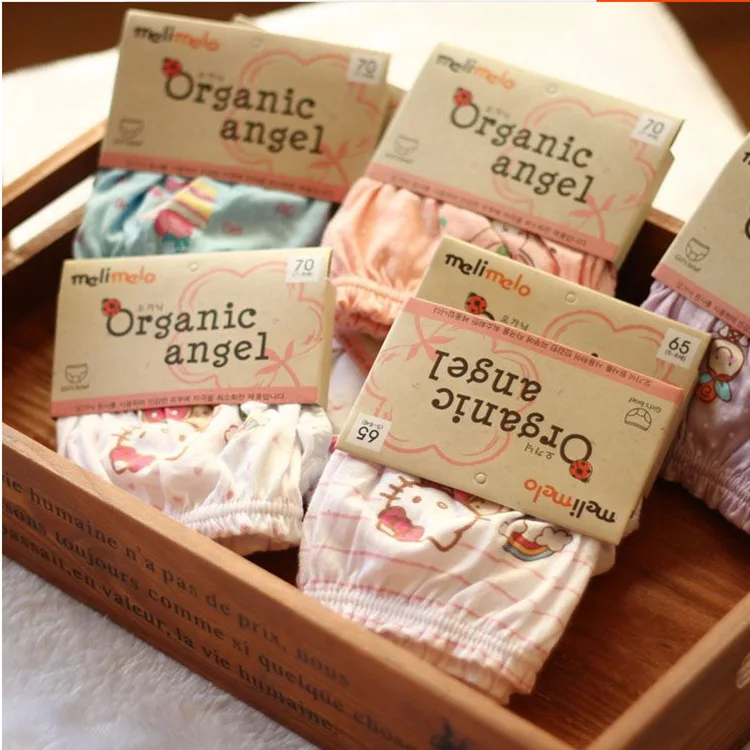 5 шт./партия детское нижнее белье из органического хлопка треугольные кальсоны