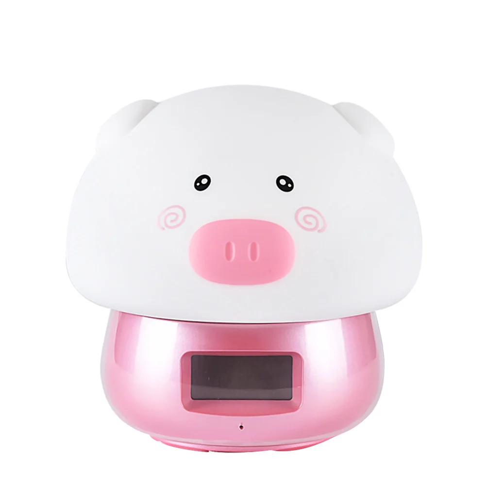 Светодио дный led мягкие милые Pat дети спальня мультфильм свинья запись