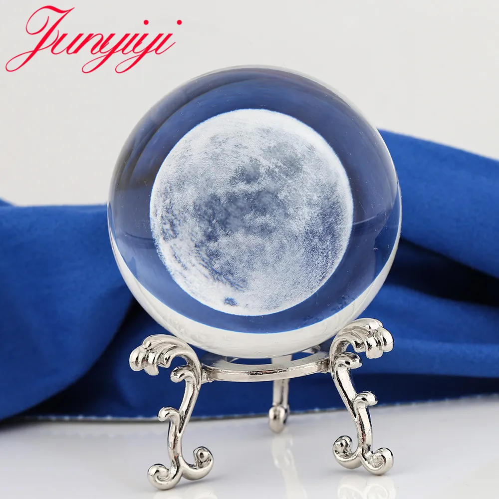 Модель земли хрустальный шар 3D лазерная гравировка миниатюрное ремесло