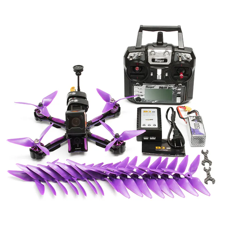 Квадрокоптер Wizard X220S F4 передатчик 5 8G 72CH 30A Dshot600 800TVL Flysky с приемником A8S RTF FPV