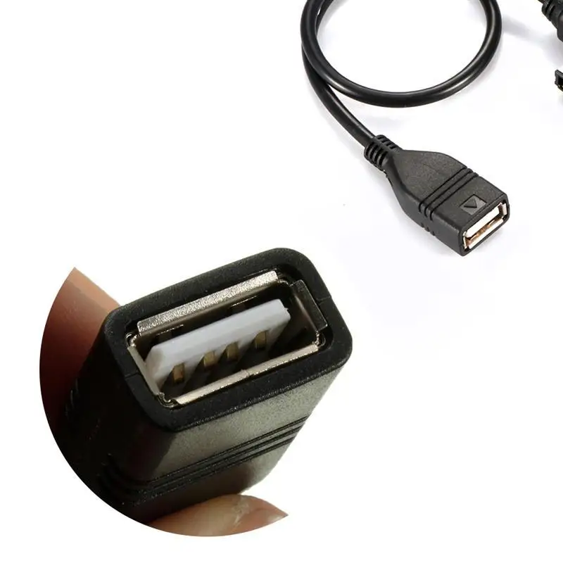 Onever Универсальный AMI MMI MDI AUX к USB аудио кабель Музыка MP3 MP4 адаптер для зарядки