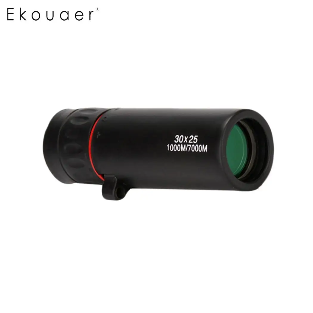 Portable Telescope 25 Travel etc 25mm Outdoor 30 x Fashion Black Monocular Night Casual HD Vision | Инструменты