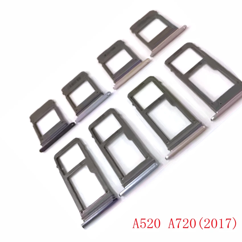 5 шт. лоток для sim карт Samsung Galaxy A520 A720 A5 A7 2017 держатель слот SD SIM запасные