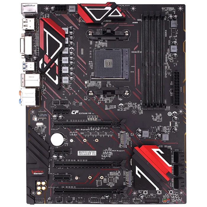 Оригинальный красочный флаг C. X370AK X5 V14 AMD X370 Чипсет материнская плата по стандарту