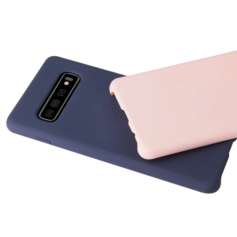 Alesser For Samsung Galaxy S10 E Silicone Case Liquid Back Cover Plus Soft Protective |