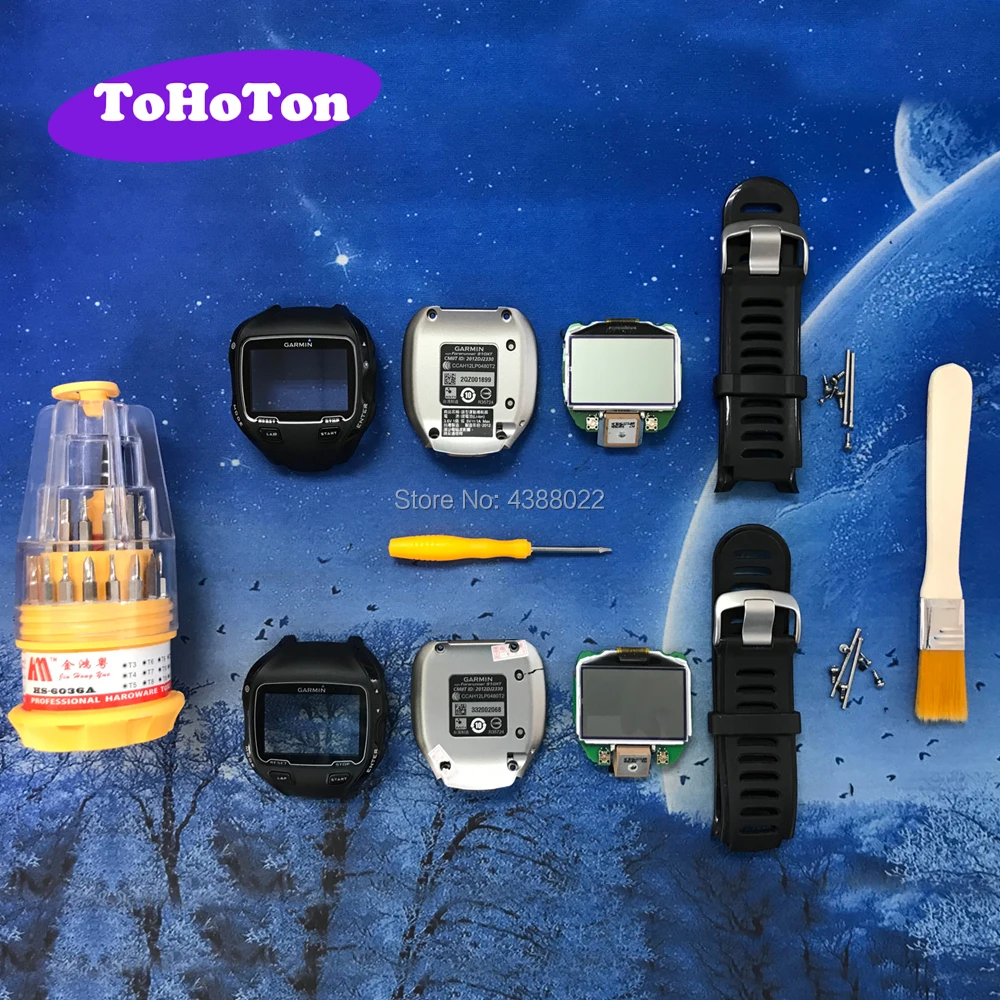 Совершенно новый передний чехол стеклянный экран для Garmin Forerunner 910XT GPS Watch передняя