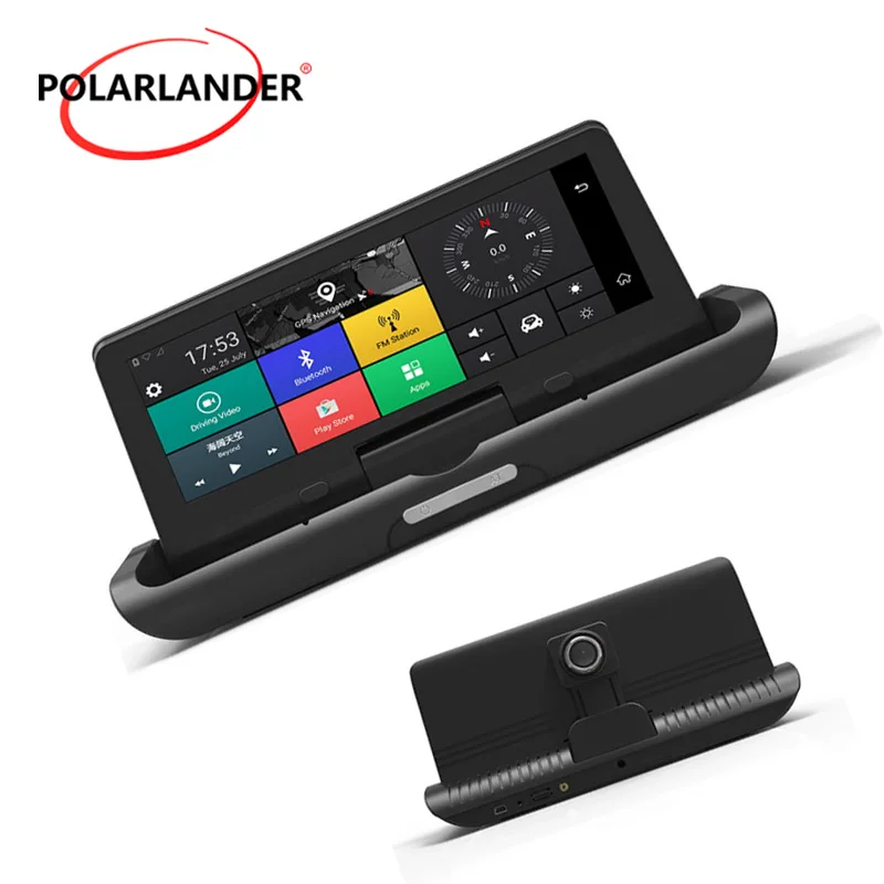 Android 4G Автомобильный видеорегистратор gps навигация заднего хода нажатием одной