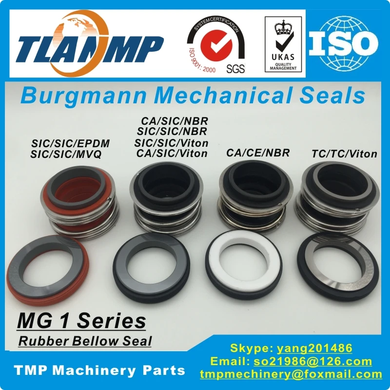 MG1/38 G60 Burgmann уплотнения тланмп механические для водяных насосов с стационарные