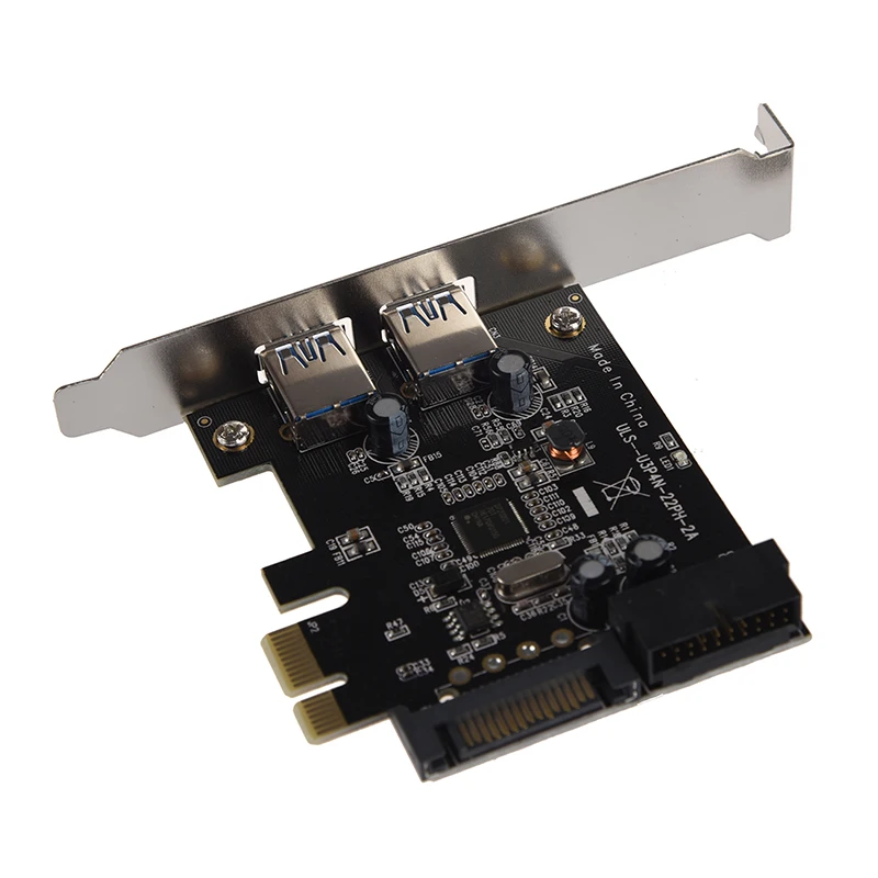 SuperSpeed 2 портовый USB 3 0 PCI E Express Card и 19 контактный USB3.0 с 4 контактным/15 контактным