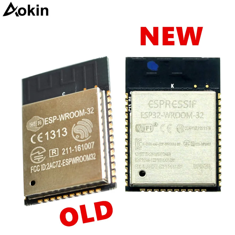 ESP32 WROOM 32 ESP 32S двухъядерный 32Mbits 4MB SPI flash UART Mode SMD модуль|Интегральные схемы| |
