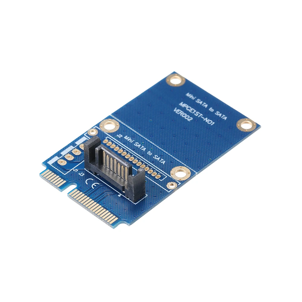 Msata sata конвертер Mini SATA в 7Pin адаптер HDD PCIe SSD/HDD жесткий диск твердотельные