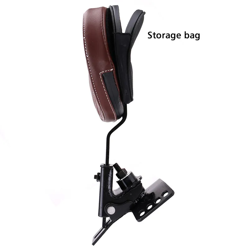 

Black & Brown Detachable Plug-In Driver Rider Backrest Custom Made For Harley Davidson Touring Road King Street Glide 1997-2018