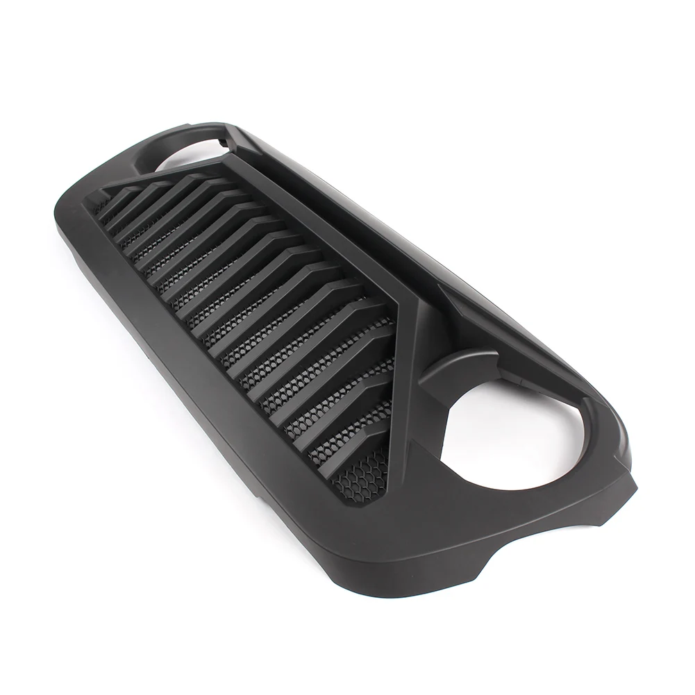 Автомобильная Передняя решетка для переднего бампера сетчатый гриль Jeep Wrangler JL ABS