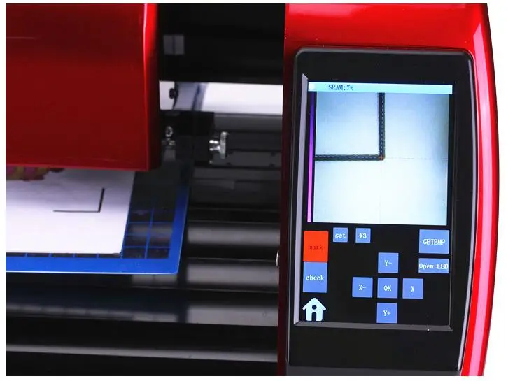 Настольный usb драйвер с высоким шаговым двигателем лазерный режущий плоттер