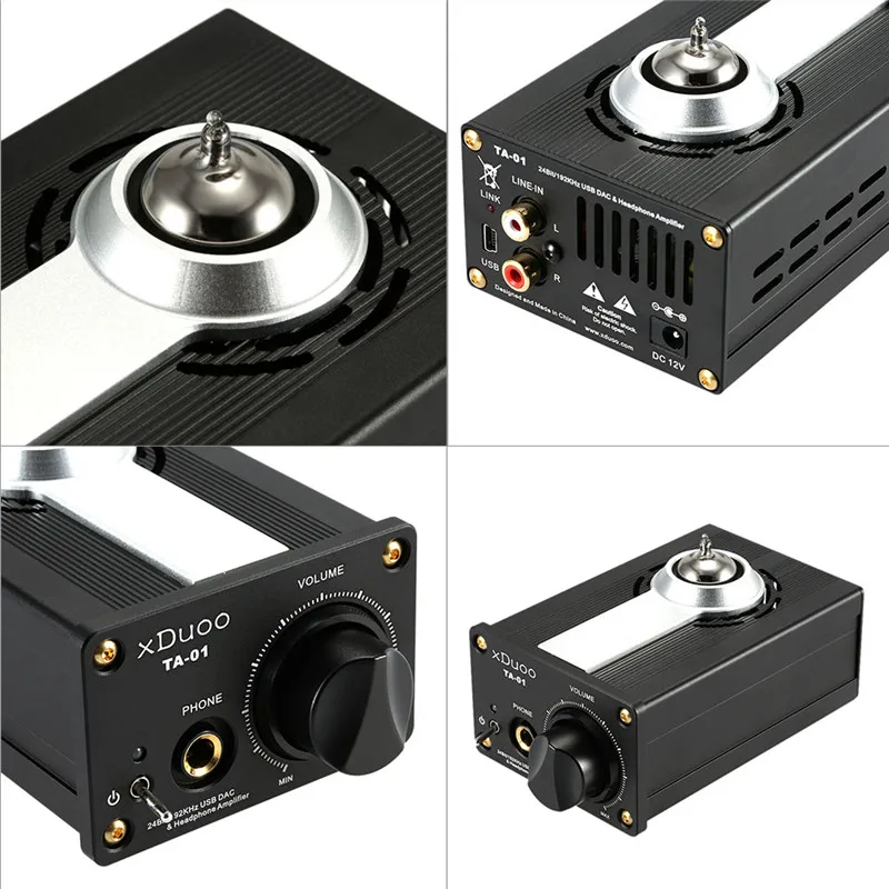 XDUOO TA 01 Hifi 24 бит/192 кГц USB DAC + ламповый усилитель для наушников трубка мощности