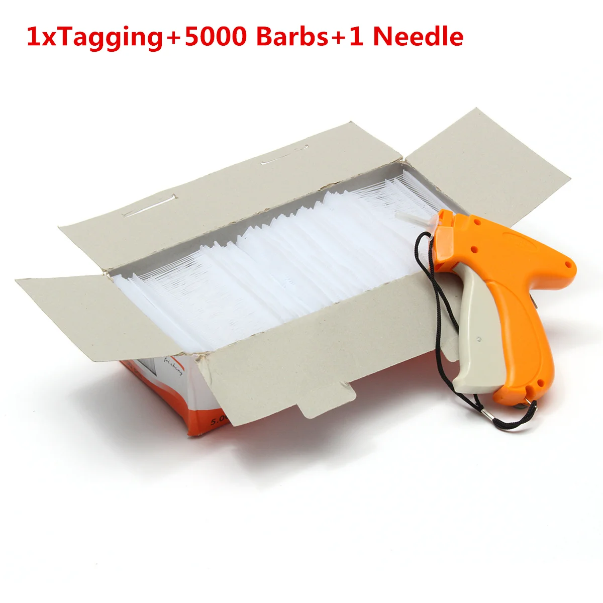 Clothing Garment Price Brand Label Tag Tagging Gun Kit Set with 5000pcs 25mm Barbs Needle clothes tagging
