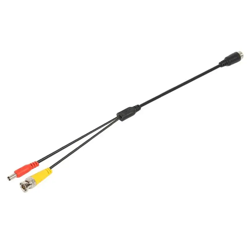 4Pin 2 в 1 авиационная голова к BNC + DC Мужской Видео разъем кабель адаптера AV Передача