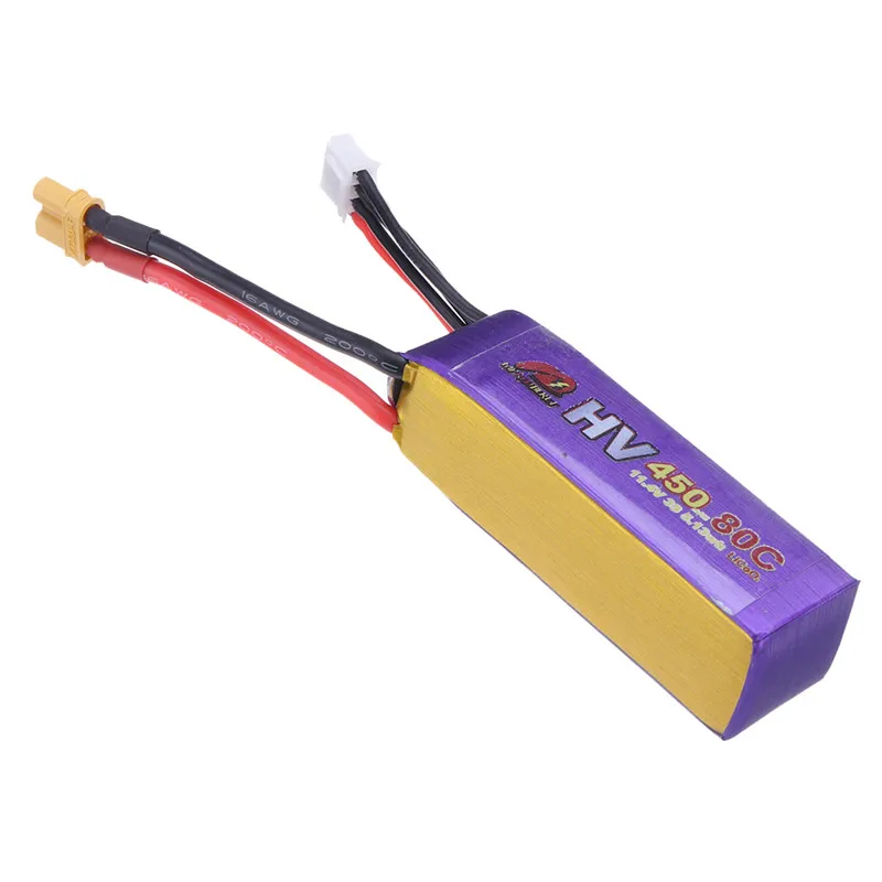 1/4 шт My красный берет 11 4 V 450 mAh 80C 3 S HV 35 XT30 Plug Липо Батарея для FPV Racing Дрон