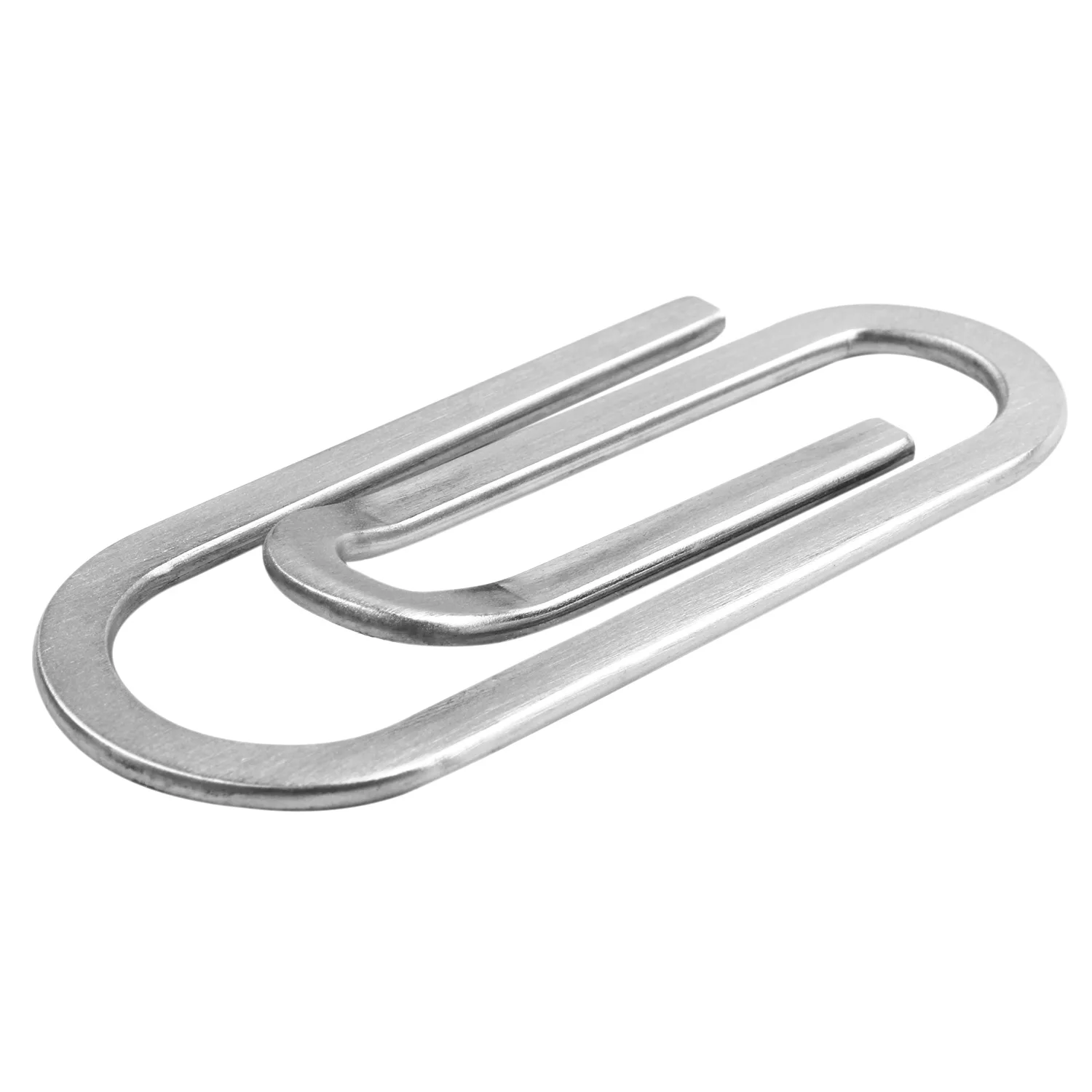

Fashion Creative Stainless Steel Paper Clip Money Clip (Silver)