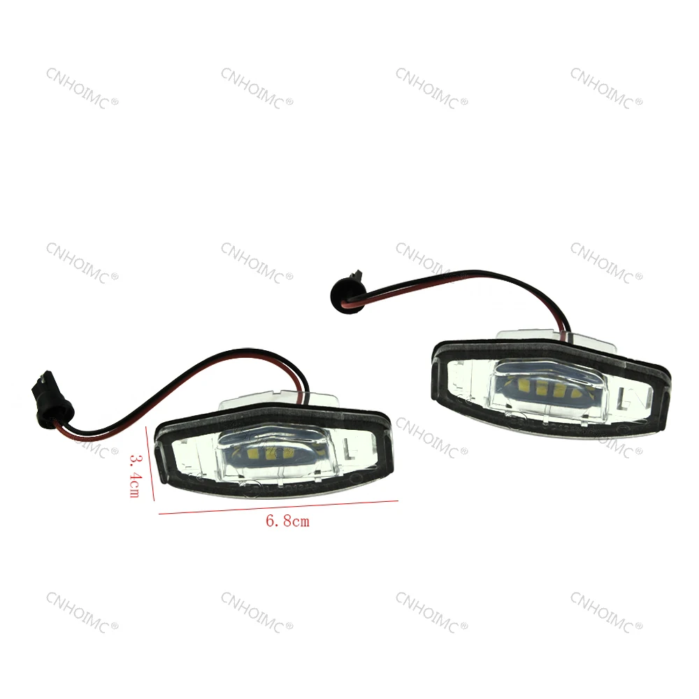 2PCS Car Styling For Honda Civic VII4 5D LED Number License Plate Lamp Light 01-05/City 4D 2003-2009 | Автомобили и мотоциклы