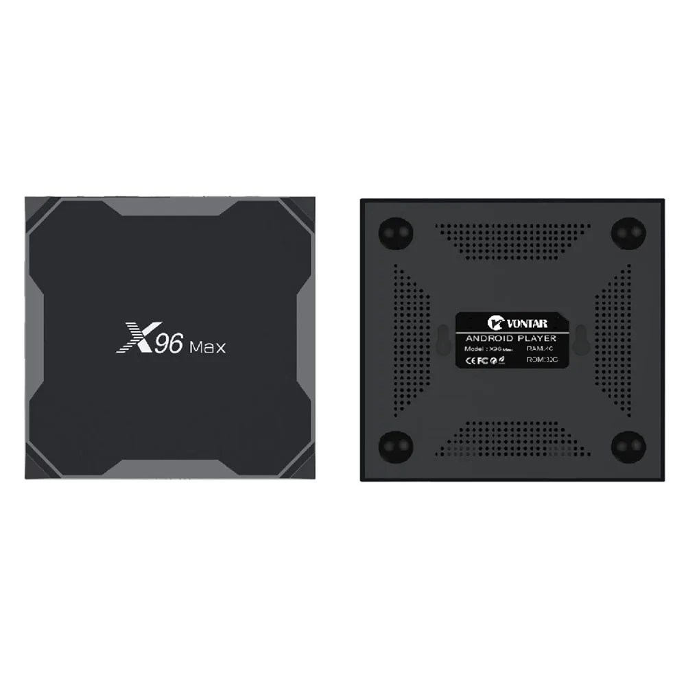 Смарт ТВ приставка X96Max на Android 8 1 четырехъядерный Amlogic S905X2 Lpddr4|ТВ-приставки и