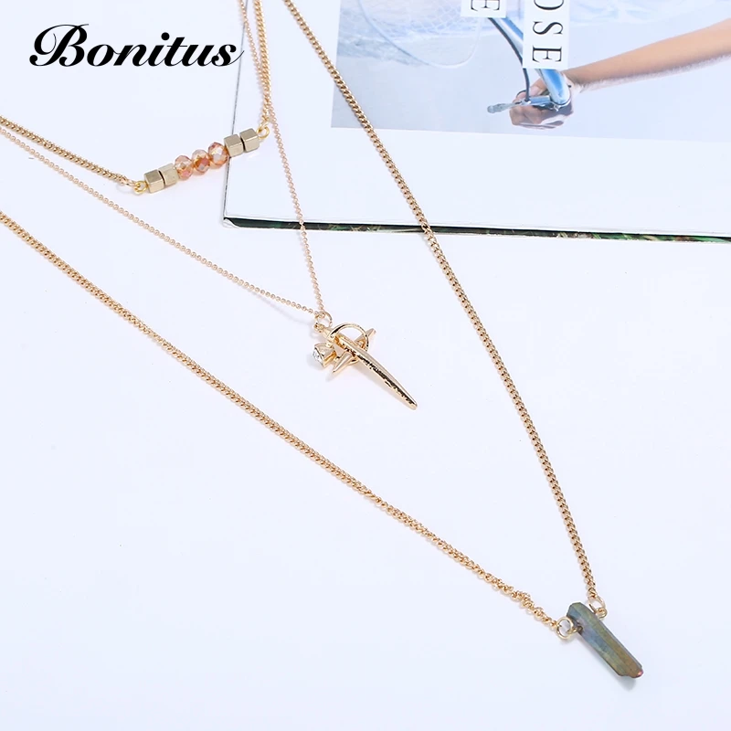 [Ювелирный магазин bonitus] Новое поступление модное ювелирное ожерелье длинное с