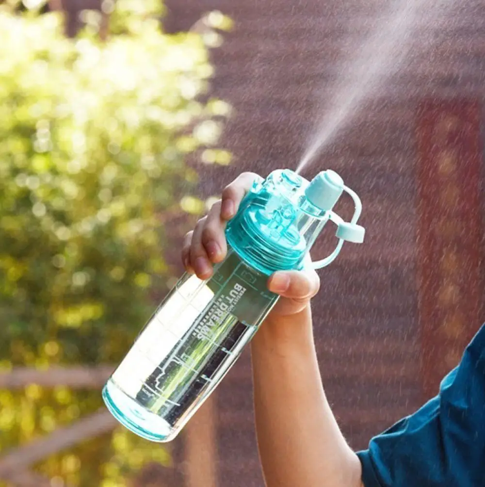 3 вида цветов Горячая продажа спрей Спортивная бутылка для воды портативный