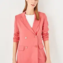 Trendyol Розовая Кнопка деталь Ceket TWOSS19XM0174|Женские куртки|
