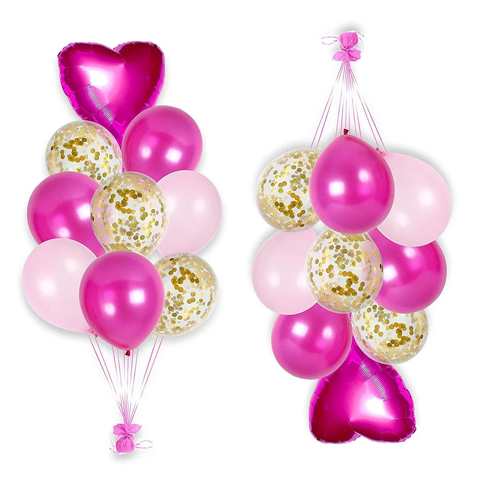 Wedding Decoration 1Set Colorful Foil Balloon Confetti Air Ball Birthday Party Valentine'S Day Gift Surprise DIY Event | Дом и сад