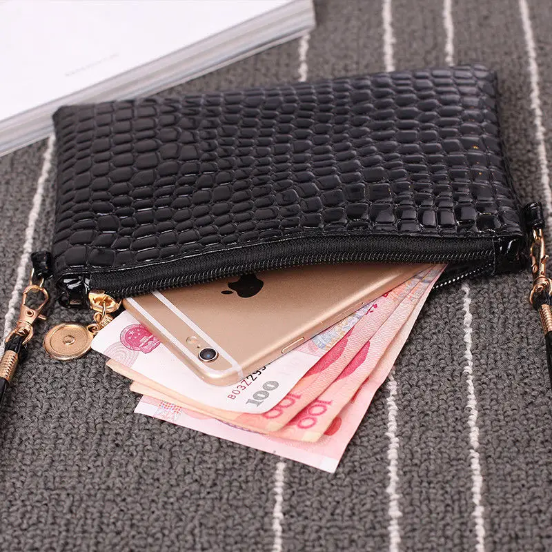 

New Long Wallet Clutch Handbag Women Purse Shoulder Bag Fashion Coin IDCard Holder Male Phone Bag Men Leather Purse femme