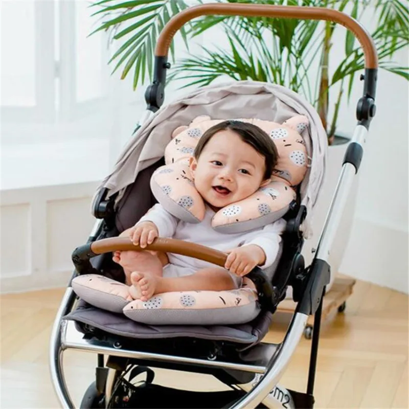 Baby Boy Girl Pillows Children Head Neck Support Headrest Travel Car Seat Pillow Breathable Unisex Kid U-Shape | Мать и ребенок