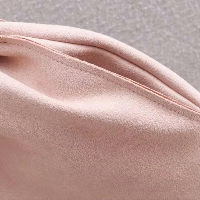 NSZ Для женщин выдалбливают Suede Kimono куртка пальто с поясом Прохладный Street Wear