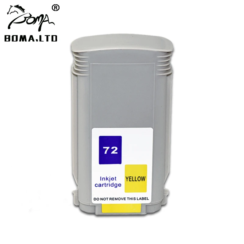 BOMA.LTD Compatible 6 Color Full Ink Cartridge For HP 72 T795 T610 T620 T770 T790 T1200 T1100 T1300 T2300 Printer Pollter