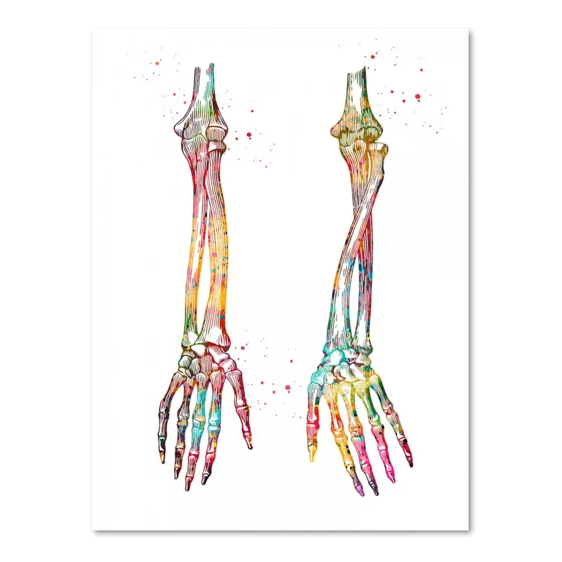 Печать на холсте Arm Bones Постер настенные картины для декора гостиной без рамки |