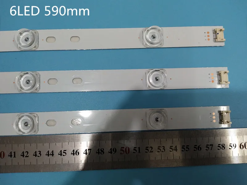Новый оригинальный комплект 3 шт. 6LED 590 мм Светодиодная подсветка для LG 32LB580 32LB562V