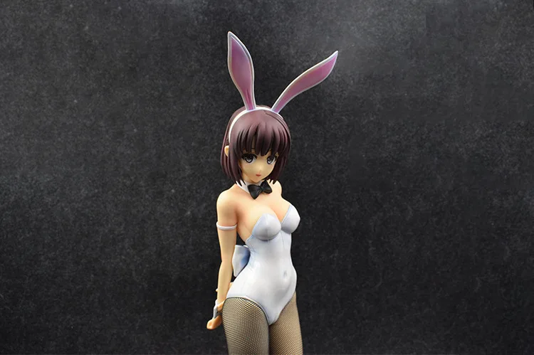 Saenai героин нет Sodatekata Кролик уха katou Megumi Банни Ver 1/4 модель белые пикантные в ноги